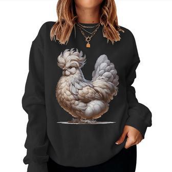 Chicken Graphic For Chicken Lover Polish Chicken Women Sweatshirt - Thegiftio UK