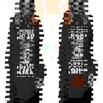 This Childless Dog Lady Is Voting Kamala-Harris 2024 Women Sweatshirt | Mazezy