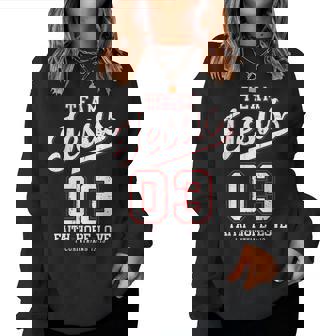 Christian Team Jesus 03 Faith Hope Love Women Sweatshirt | Seseable UK