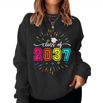 Class Of 2037 Kindergarten Pre-K Grow With Me Boys Girls Women Sweatshirt - Thegiftio UK