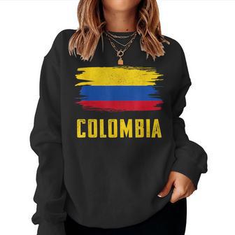 Colombia For And Columbian Flag Colombia Women Sweatshirt - Thegiftio UK