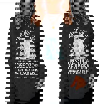 Cool Polar Bear For Animal Polar Bear Lover Women Sweatshirt | Seseable UK