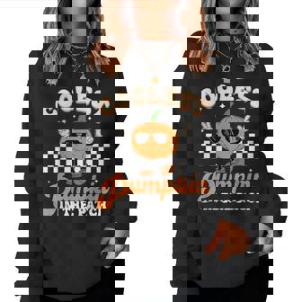 Coolest Pumpkin In The Patch Halloween Boys Girls Vintage Women Sweatshirt | Seseable UK