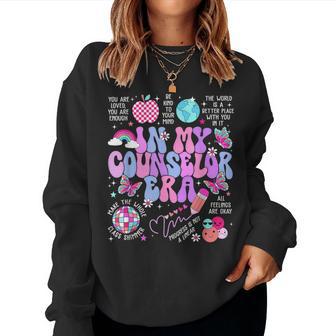 In My Counselor Era Teacher Happy First Day Back To School Women Sweatshirt - Thegiftio UK