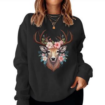 Deer Dirndl Replacement Costume Women's Costume Sweatshirt Frauen - Geschenkecke