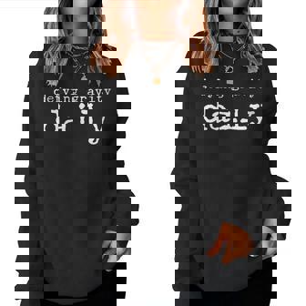 Defying Gravity Daily Women Sweatshirt - Monsterry