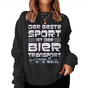 Der Beste Sport Biertransport Beer Sweatshirt Frauen - Geschenkecke