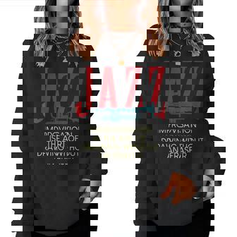 Dessin Instrument De Musique De Jazz Trompette Sweat-shirt pour femme - Cadeauxyz