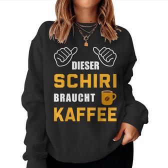 Dieser Schiri Needs Coffee Referee Referee Schiri Sweatshirt Frauen - Geschenkecke