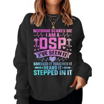 Direct Support Staff Dsp Appreciation Day Dsp Nurse Women Sweatshirt - Thegiftio UK