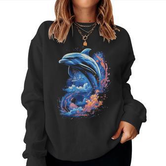 Dolphin Women's Boy Girl Toddler Sweatshirt Frauen - Geschenkecke