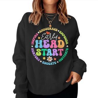 Early Head Start Squad Homeschool Teacher Headstart Women Sweatshirt - Thegiftio UK