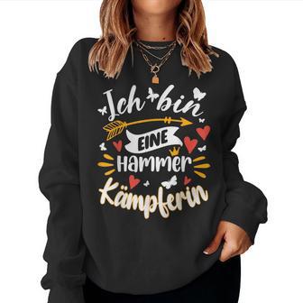 Eine Hammer Kämpferin Für Frauen Kämpferin Geschenk Sweatshirt Frauen - Geschenkecke