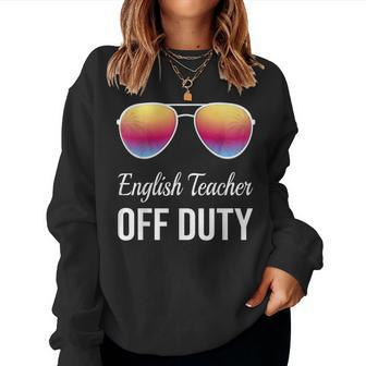 English Teacher Farewell Retirement School Memory Class Women Sweatshirt - Monsterry DE