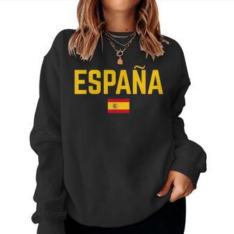 España Spain Flag Women's Children's Spain Red Sweatshirt Frauen - Geschenkecke