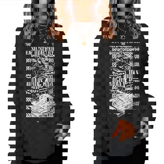 Facilement Distrait Par Les Illustrations Dragons & Books Sweat-shirt pour femme - Cadeauxyz