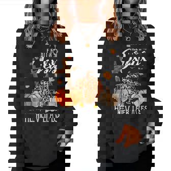 Fall For Jesus He Never Leaves Christian Autumn Thanksgiving Women Sweatshirt - Thegiftio UK
