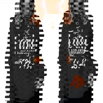Family Thanksgiving Day 2024 Matching Thankful Autumn Fall Women Sweatshirt - Thegiftio UK