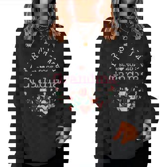 First Time Grandma Est 2025 For New Grandmother Women Sweatshirt - Thegiftio