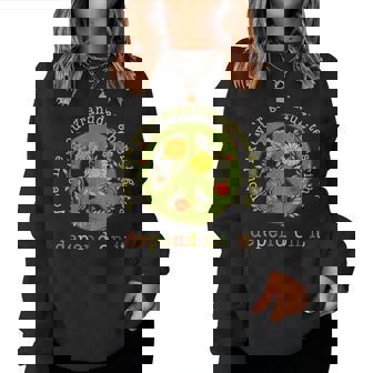 Floral Vote Like Your Granddaughter's Rights Depend On It Women Sweatshirt | Mazezy