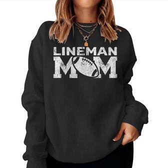 Football Lineman Mom Football Mom For Women Women Sweatshirt - Thegiftio UK