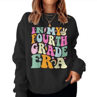 In My Fourth Grade Era 4Th Grade Girl Teacher Back To School Women Sweatshirt - Thegiftio UK