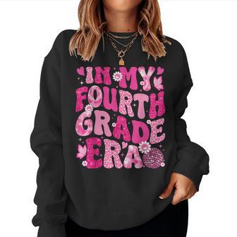 In My Fourth Grade Era Teachers Back To School Girls Women Sweatshirt - Thegiftio UK