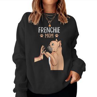 French Bulldog Mama Frenchie Mom Dogs Female Sweatshirt Frauen - Geschenkecke