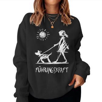 Frührungskraft Dog Sayings With Print Women's Sweatshirt Frauen - Geschenkecke