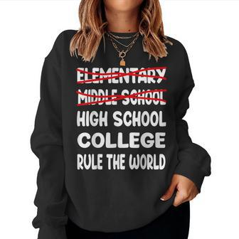 8Th Grade Graduation Hilarious Middle School Memories Women Sweatshirt - Monsterry