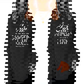 Auntie Aunt Godmother Legend Family Reunion Humor Women Sweatshirt - Monsterry