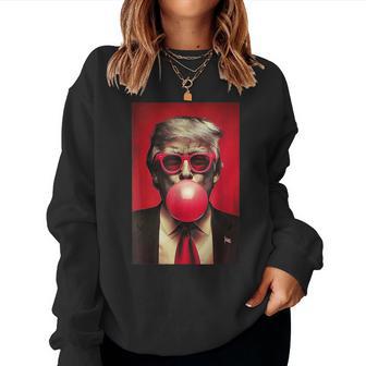 Trump Red Bubblegum For Women Women Sweatshirt - Thegiftio UK