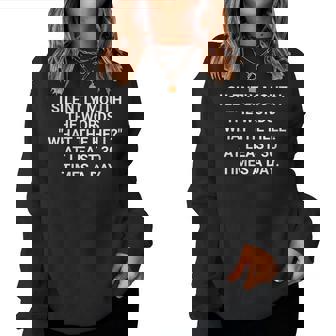 What The Hell Sarcastic Quote Saying Women Sweatshirt - Monsterry