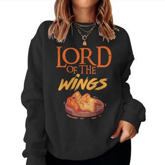 Lord Of The Wings Chicken Wings Chicken Wings Women Sweatshirt - Thegiftio UK