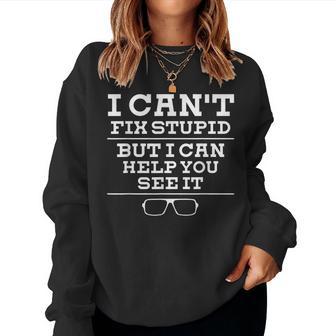 Optometrist For Optometry Optometrist Women Sweatshirt - Thegiftio UK