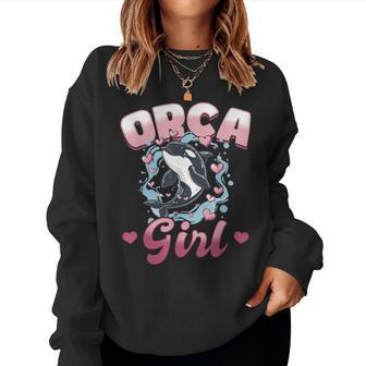 Orca Animal Orca Girl Sweatshirt Frauen - Geschenkecke