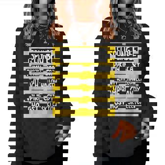 Pun Halloween Costume For Teachers Spelling Bee Women Sweatshirt | Mazezy