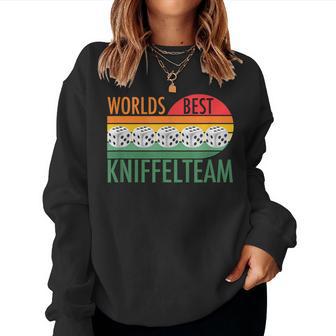 Retro Graphic For Teamintage Kniffel S Sweatshirt Frauen - Geschenkecke