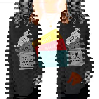 Sarcastic Retro Tickets To The Shit Show Women Sweatshirt - Monsterry