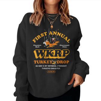 Thanksgiving I Thought Turkeys Could Fly Women Sweatshirt - Thegiftio UK