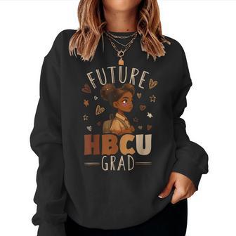 Future Hbcu Grad Afro Black Girl Graduation Hbcu Kid Women Sweatshirt - Thegiftio UK