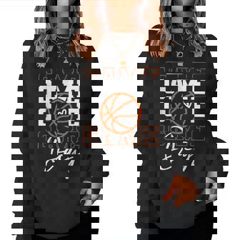 Game Day Basketball Wineb For Boy Girl Basketball Mom Women Sweatshirt - Monsterry