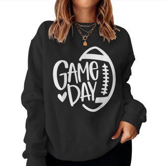 Game Day Football Season Team Sports Vintage Women Sweatshirt - Thegiftio UK