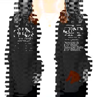Gen X Definition Gen X Saying Sarcastic Novelty Gen X Women Sweatshirt - Thegiftio UK