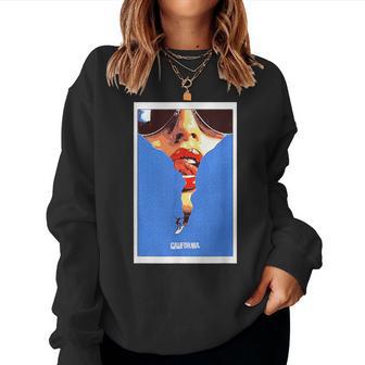 Girl Surfing Outdoor Surfintage Retro California La Sweatshirt Frauen - Geschenkecke