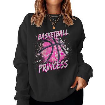 Girls Basketball Princess Women Sweatshirt - Thegiftio UK