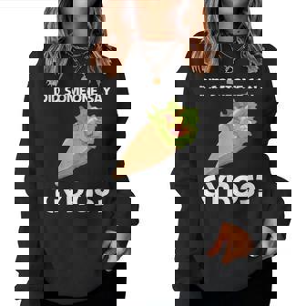 Giroscopi Divertenti Per Uomini Donne Gyro Carne Pita Doner Kebab Food Women Sweatshirt - Novitaregali