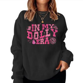 Groovy In My Dolly Era Dolly First Name Pink Cowgirl Western Women Sweatshirt - Thegiftio UK