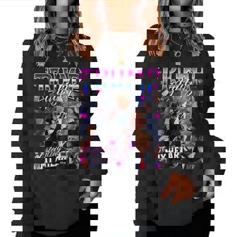 Guilty Of Stealing My Heart Pink Trump 34 Counts Of Sexy Women Sweatshirt - Monsterry