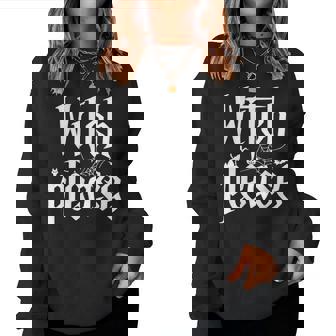 Halloween Witch Please Graphic Women Sweatshirt | Seseable UK